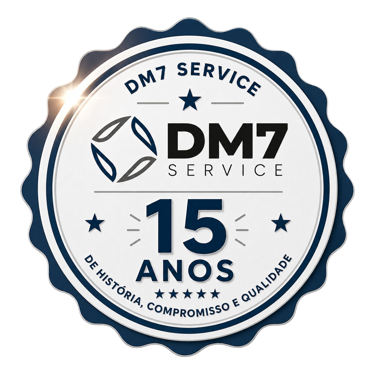 Selo DM7 Service: 15 anos de história, compromisso e qualidade